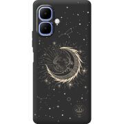 Чорний чохол BoxFace Tecno Spark Go 2 Moon