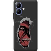 Чорний чохол BoxFace Tecno Spark Go 2 Нападение на Титана