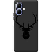 Чорний чохол BoxFace Tecno Spark Go 2 Deer