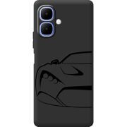 Чорний чохол BoxFace Tecno Spark Go 2 Sportcar