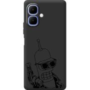 Чорний чохол BoxFace Tecno Spark Go 2 