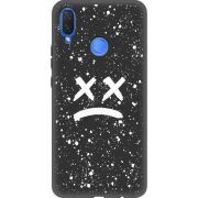 Черный чехол Uprint Huawei P Smart Plus Sad Way