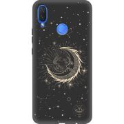 Черный чехол Uprint Huawei P Smart Plus Moon