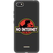 Черный чехол Uprint Xiaomi Redmi 6A No Internet