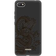 Черный чехол Uprint Xiaomi Redmi 6A Chinese Dragon