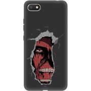 Черный чехол Uprint Xiaomi Redmi 6A Нападение на Титана