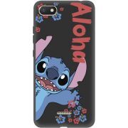 Черный чехол Uprint Xiaomi Redmi 6A Гавайський гість Stich