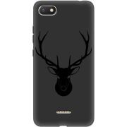 Черный чехол Uprint Xiaomi Redmi 6A Deer
