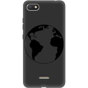 Черный чехол Uprint Xiaomi Redmi 6A Earth