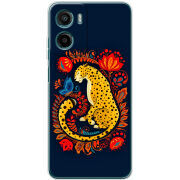 Чохол BoxFace Motorola G06 Petrykivka Leopard