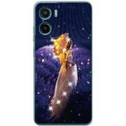 Чохол зі стразами Motorola G06 Girl with Umbrella