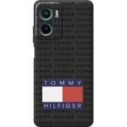 Чорний чохол BoxFace Motorola G06 Tommy Print