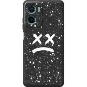Чорний чохол BoxFace Motorola G06 Sad Way