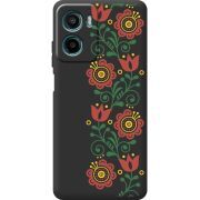 Чорний чохол BoxFace Motorola G06 Ethno