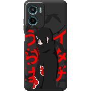 Чорний чохол BoxFace Motorola G06 Учиха Итачи