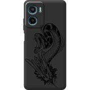 Чорний чохол BoxFace Motorola G06 Snake