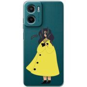 Прозорий чохол BoxFace Motorola G06 Just a Girl