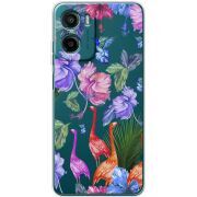 Прозорий чохол BoxFace Motorola G06 Flamingo