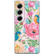 Чохол BoxFace Tecno Camon 40 Birds in Flowers