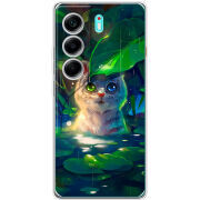 Чохол BoxFace Tecno Camon 40 White Tiger Cub