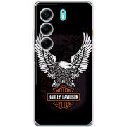 Чохол BoxFace Tecno Camon 40 Harley Davidson and eagle