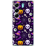 Чохол BoxFace Tecno Camon 40 Halloween Purple Mood