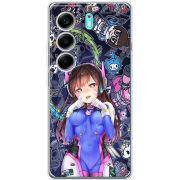 Чохол BoxFace Tecno Camon 40 Overwatch D.VA