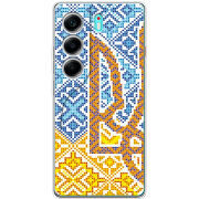 Чохол BoxFace Tecno Camon 40 Тризуб Вишивка