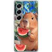 Чохол BoxFace Tecno Camon 40 Капібара з кавуном