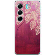 Чохол BoxFace Tecno Camon 40 Gold Leaves