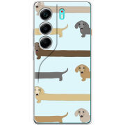 Чохол BoxFace Tecno Camon 40 Dachshund