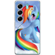Чохол BoxFace Tecno Camon 40 My Little Pony Rainbow Dash