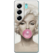 Чохол BoxFace Tecno Camon 40 Marilyn Monroe Bubble Gum