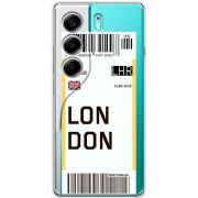 Прозорий чохол BoxFace Tecno Camon 40 Ticket London