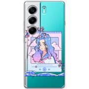 Прозорий чохол BoxFace Tecno Camon 40 The Sakuras Will Cry For You