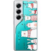 Прозорий чохол BoxFace Tecno Camon 40 The Friendly Beasts