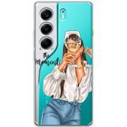 Прозорий чохол BoxFace Tecno Camon 40 Live The Moment