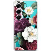 Прозорий чохол BoxFace Tecno Camon 40 Floral Dark Dreams