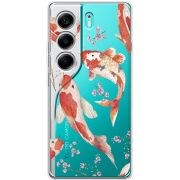 Прозорий чохол BoxFace Tecno Camon 40 Japanese Koi Fish