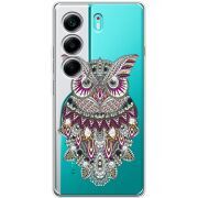 Чохол зі стразами Tecno Camon 40 Owl