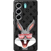 Чорний чохол BoxFace Tecno Camon 40 looney bunny