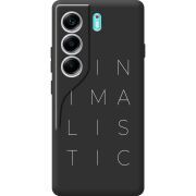 Чорний чохол BoxFace Tecno Camon 40 Minimalistic