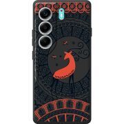 Чорний чохол BoxFace Tecno Camon 40 Ornament