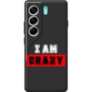 Чорний чохол BoxFace Tecno Camon 40 I'm Crazy