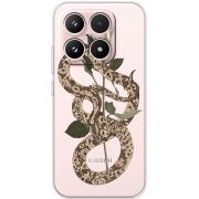 Прозорий чохол BoxFace Xiaomi 17 Glamor Snake