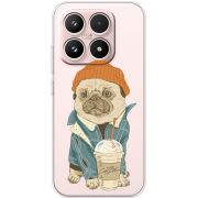 Прозорий чохол BoxFace Xiaomi 17 Dog Coffeeman