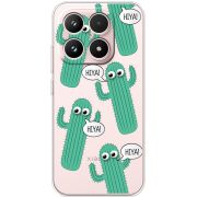 Прозорий чохол BoxFace Xiaomi 17 с 3D-глазками HIYA