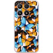Прозорий чохол BoxFace Xiaomi 17 Butterfly Morpho