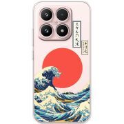 Прозорий чохол BoxFace Xiaomi 17 Большая волна в Канагаве