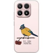 Прозорий чохол BoxFace Xiaomi 17 Синиця і калина